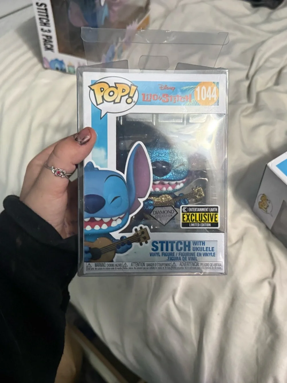 Funko Pop! Stitch, Scrump & Angel 3-Pack - Blue, Pink, Teal